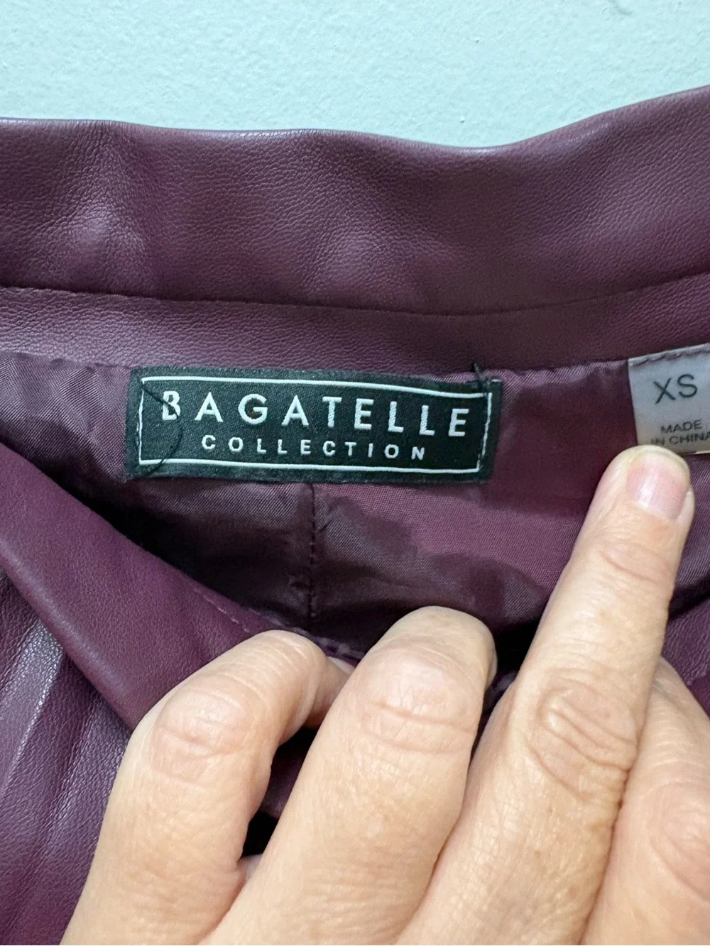 bagatelle Pleated Midi Skirt in Plum
